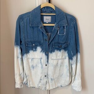 Rails Indigo and Ivory Tie-Dye Shirt